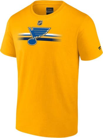 St. Louis Blues Fanatics Branded Team Victory Arch T-Shirt - Gold
