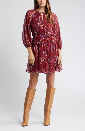 Vince camuto 2024 red floral dress