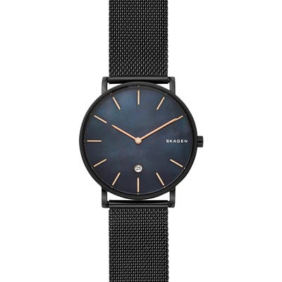 Skagen Hagen Slim Mesh Strap Watch, 40Mm