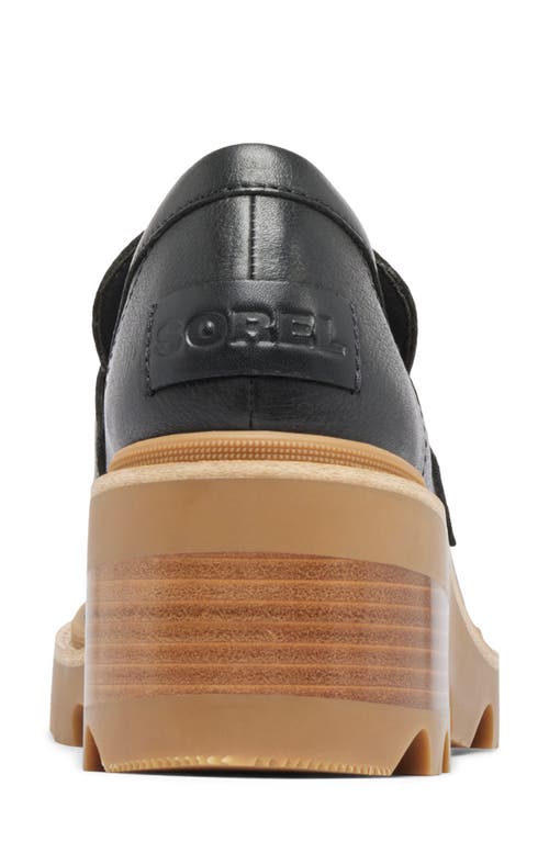 Sorel Joan Now City Loafer In Black/gum