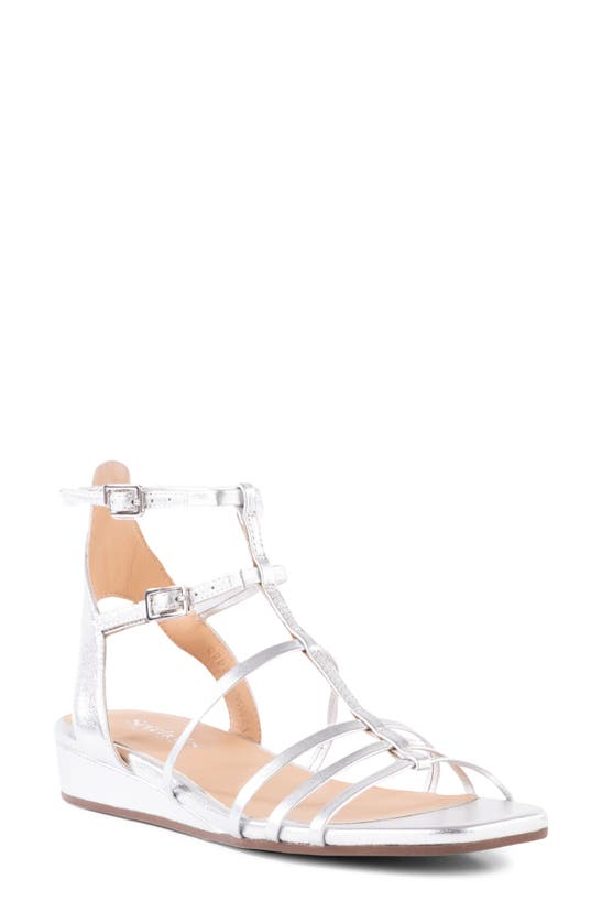 Shop Seychelles Luxurious Wedge Sandal In Silver