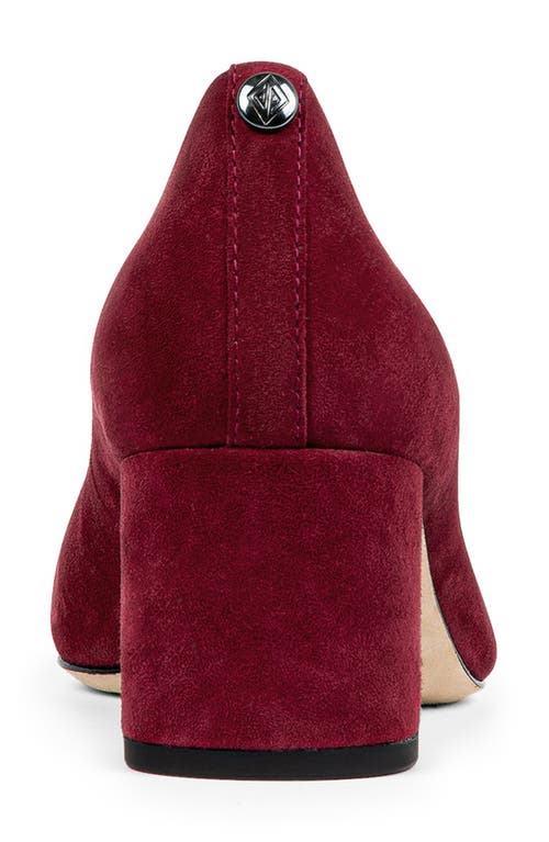 Shop Donald Pliner Suzette Pointed Toe Pump In Bordeaux