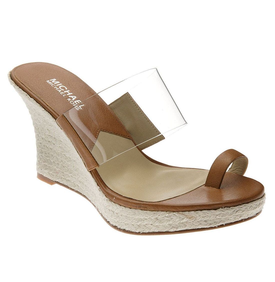 michael kors toe ring sandals