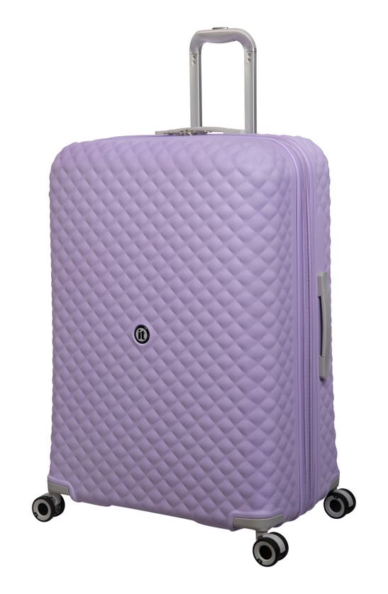 Shop It Luggage Glitzy Matt 31-inch Spinner Luggage In Pastel Lilac