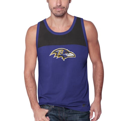 Men's Starter Royal/Silver Detroit Lions Logo Touchdown Fashion Tank Top