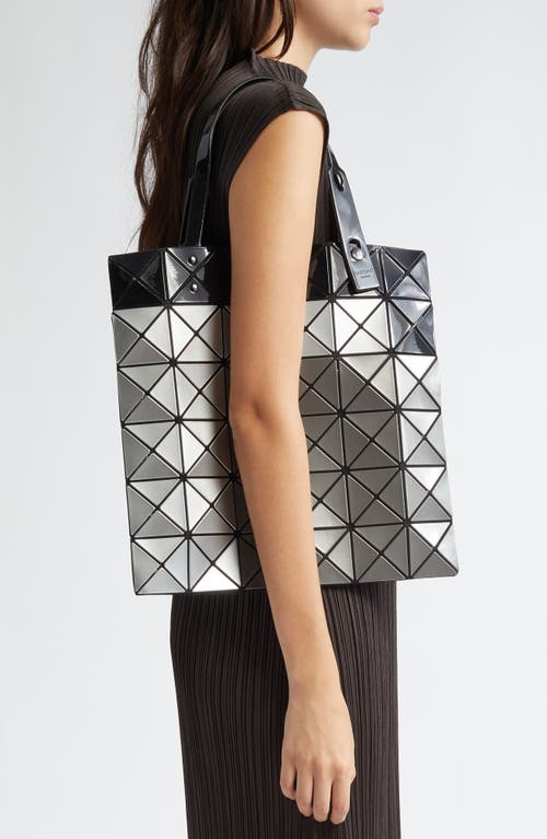 Shop Bao Bao Issey Miyake Tres Flexible Tote In Gunmetal Mix