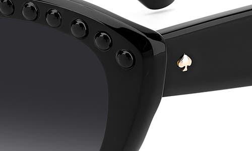 Kate Spade New York Junigspear 55mm Gradient Cat Eye Sunglasses In Black