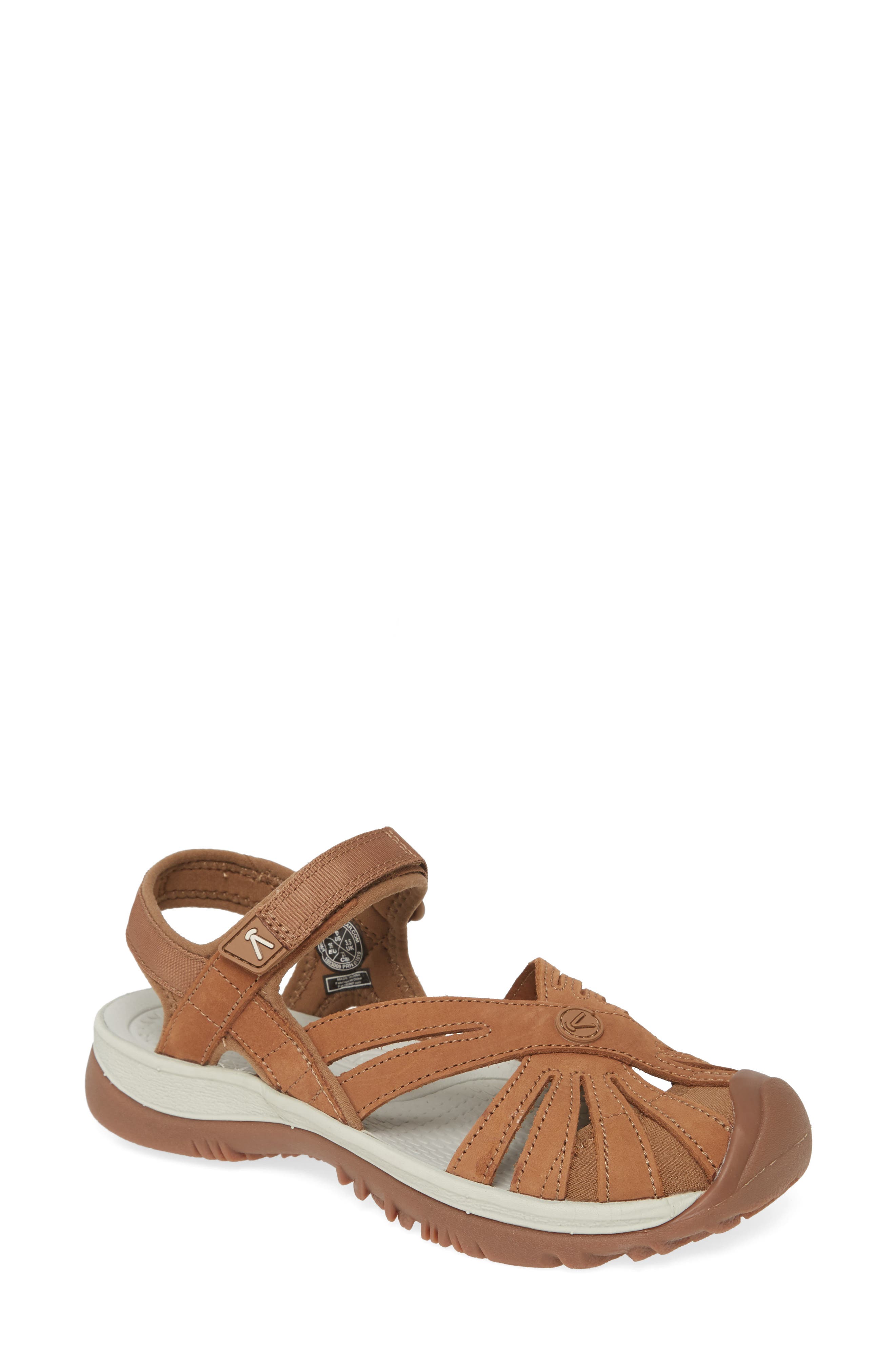 keen rose sandal leather