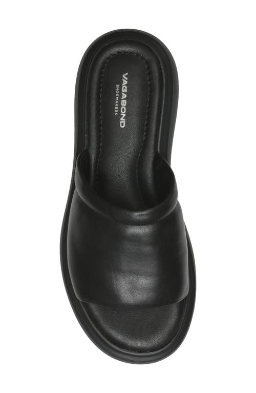 Vagabond Shoemakers Blenda Platform Slide Sandal In Black