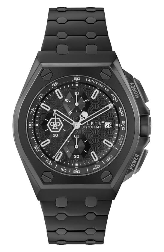 Philipp Plein Plein Extreme Chronograph Bracelet Watch, 44mm In Black ...