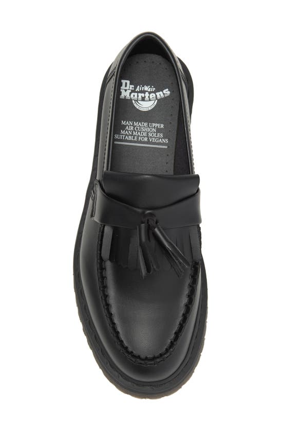 Dr. Martens' Vegan Adrian Felix Platform Tassel Loafers Shoes In Black