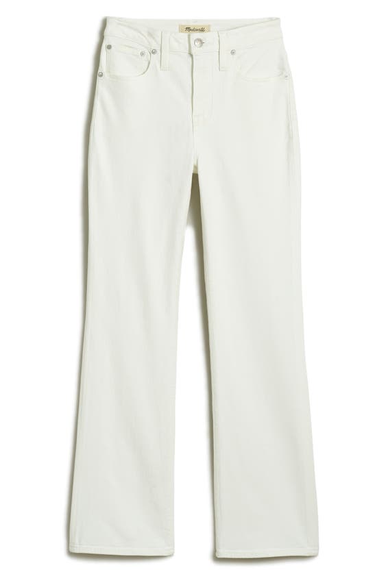 Shop Madewell Curvy Kick Out Crop Jeans In Pure White