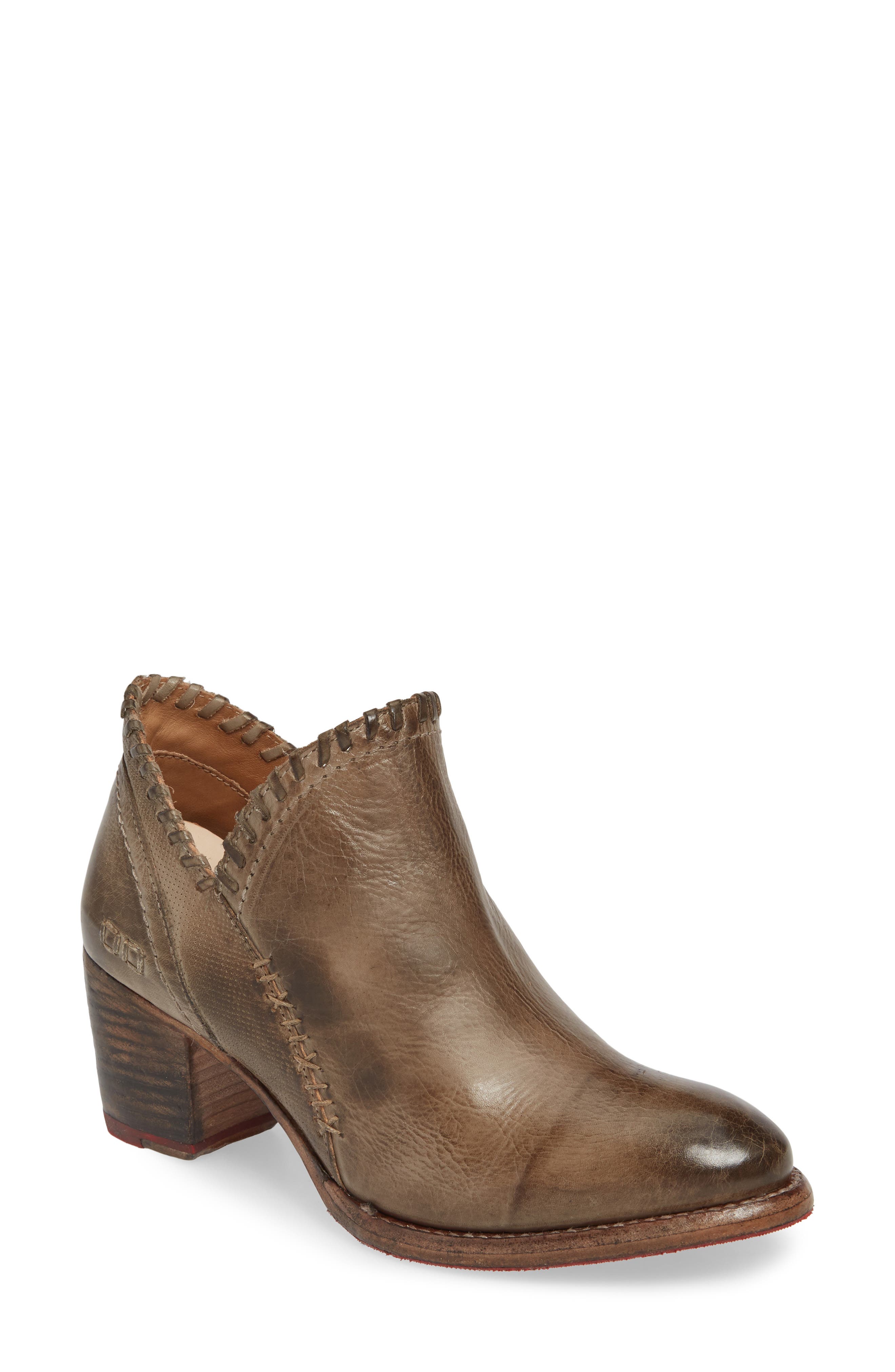 Bed stu Carla Chunky Heeled Bootie In Mustard Rustic ModeSens