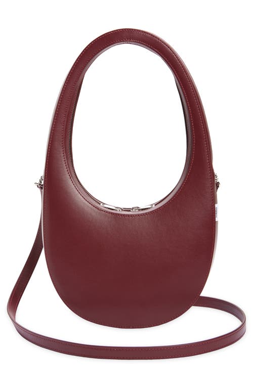 Shop Coperni Swipe Leather Crossbody Bag In Red Red