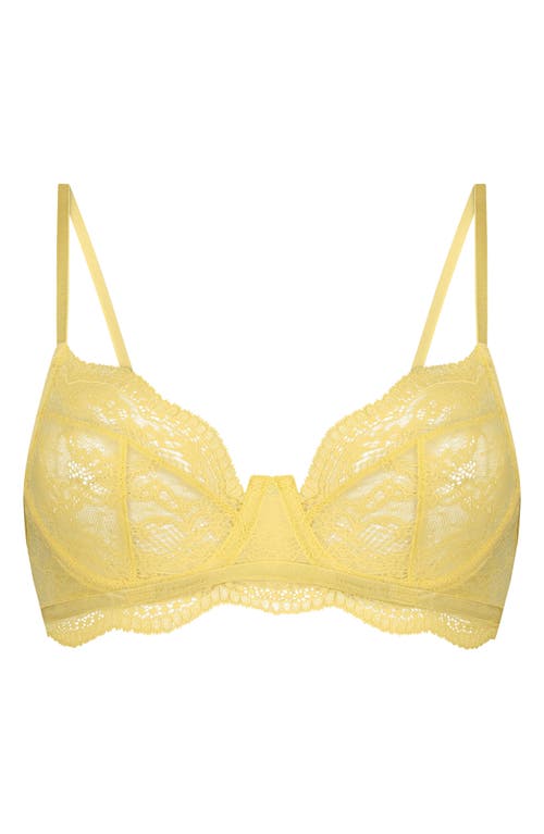 Hunkemöller Isabelle Lace Underwire Bra in Pale Banana
