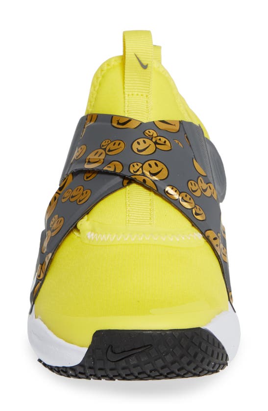 Nike Kids' Flex Advance Flyease Sneaker In Yellow/ White/ Grey/ Black