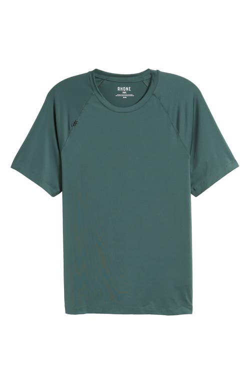 Shop Rhone Reign Performance T-shirt In Jungle Green