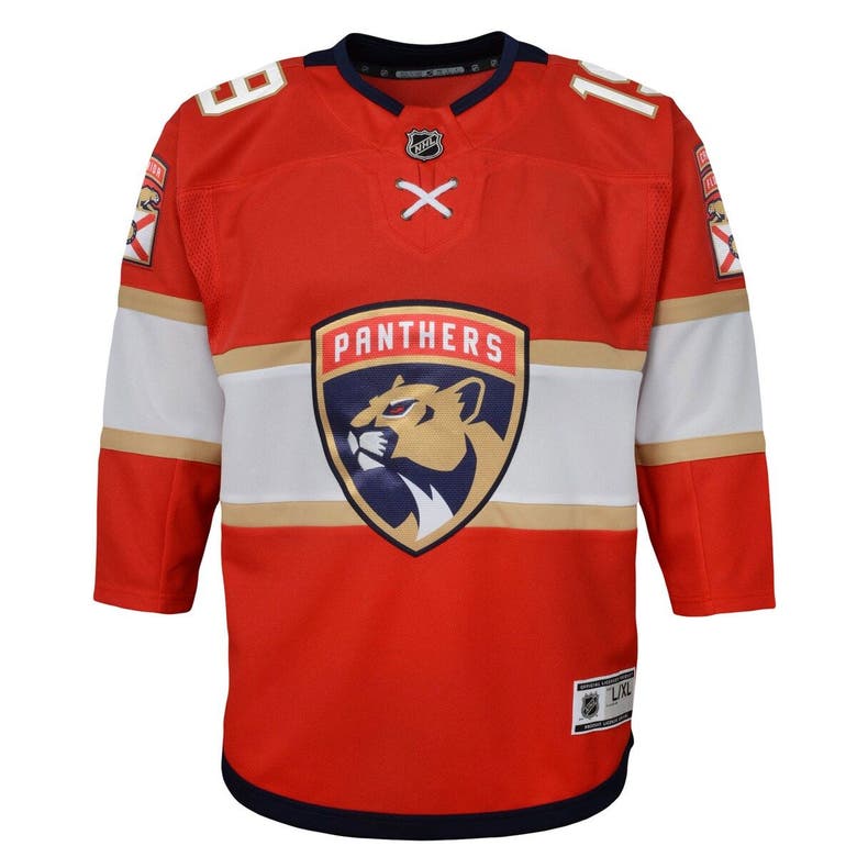 OUTERSTUFF YOUTH MATTHEW TKACHUK RED FLORIDA PANTHERS HOME REPLICA PLAYER JERSEY