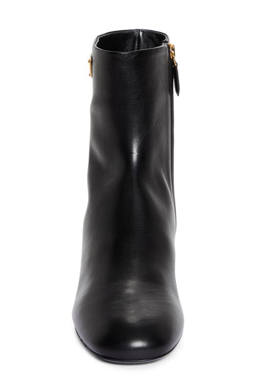 Prada Tronchetti Block Heel Bootie In Nero