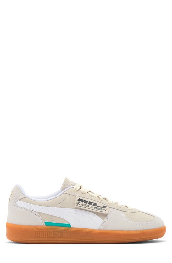 Shop Puma Mad Dog Jones X Mercedes-amg F1 Palermo Sneaker In  White-warm White