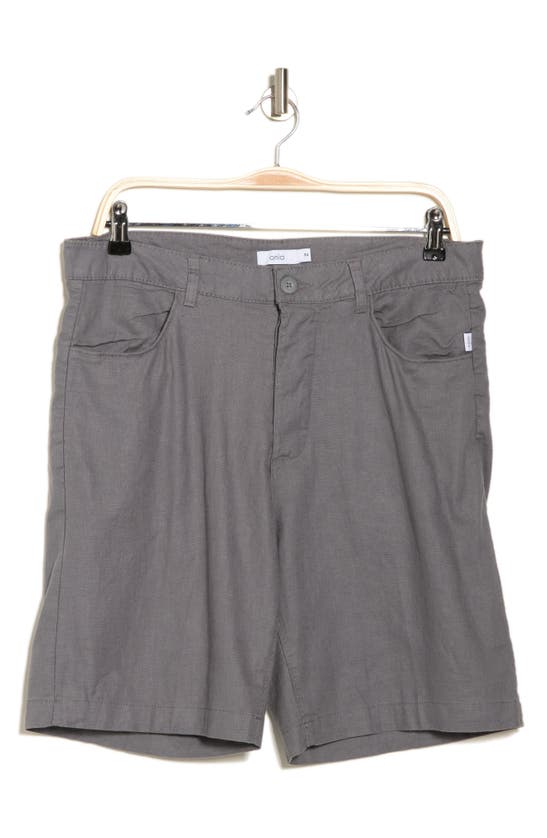 ONIA STRETCH TRAVELER LINEN BLEND SHORTS
