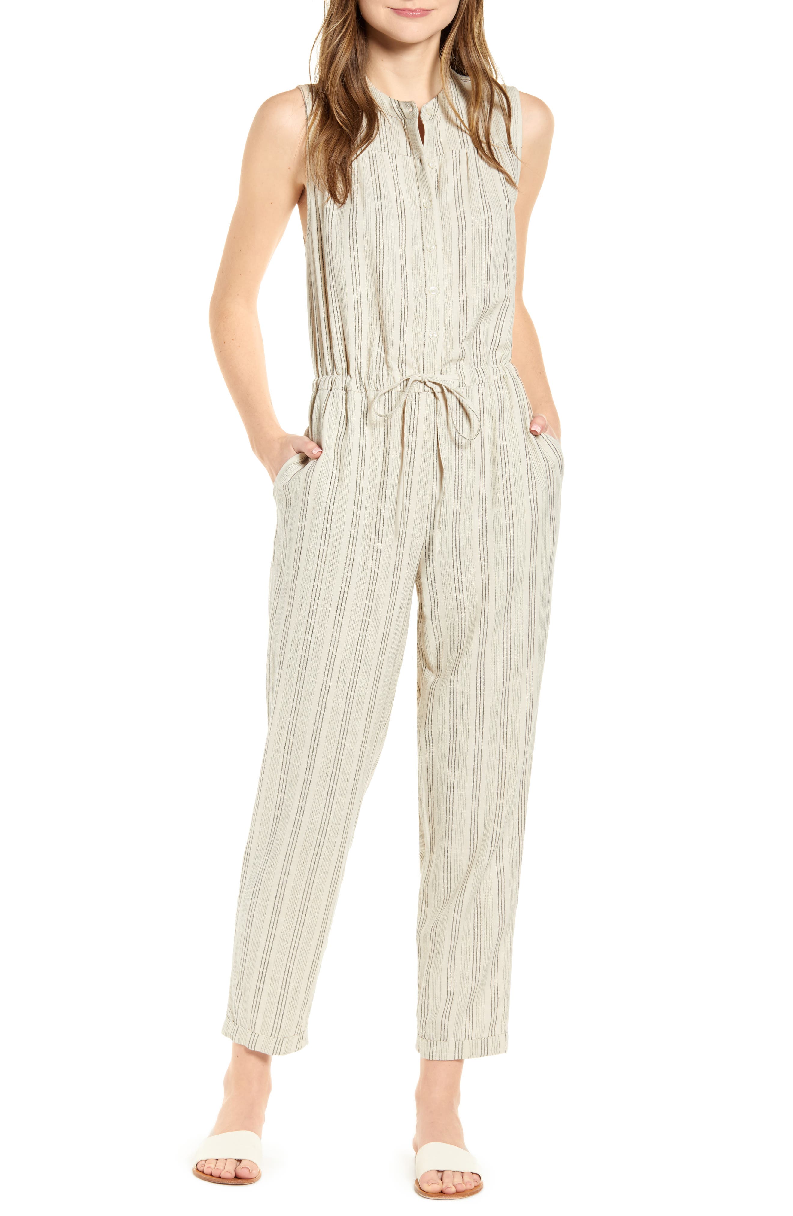 lucky brand white jumpsuit