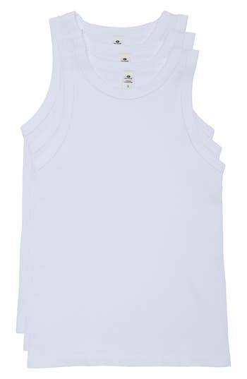 Shop 90 Degree By Reflex 3-pack Seamless Tank Tops In White/white/white