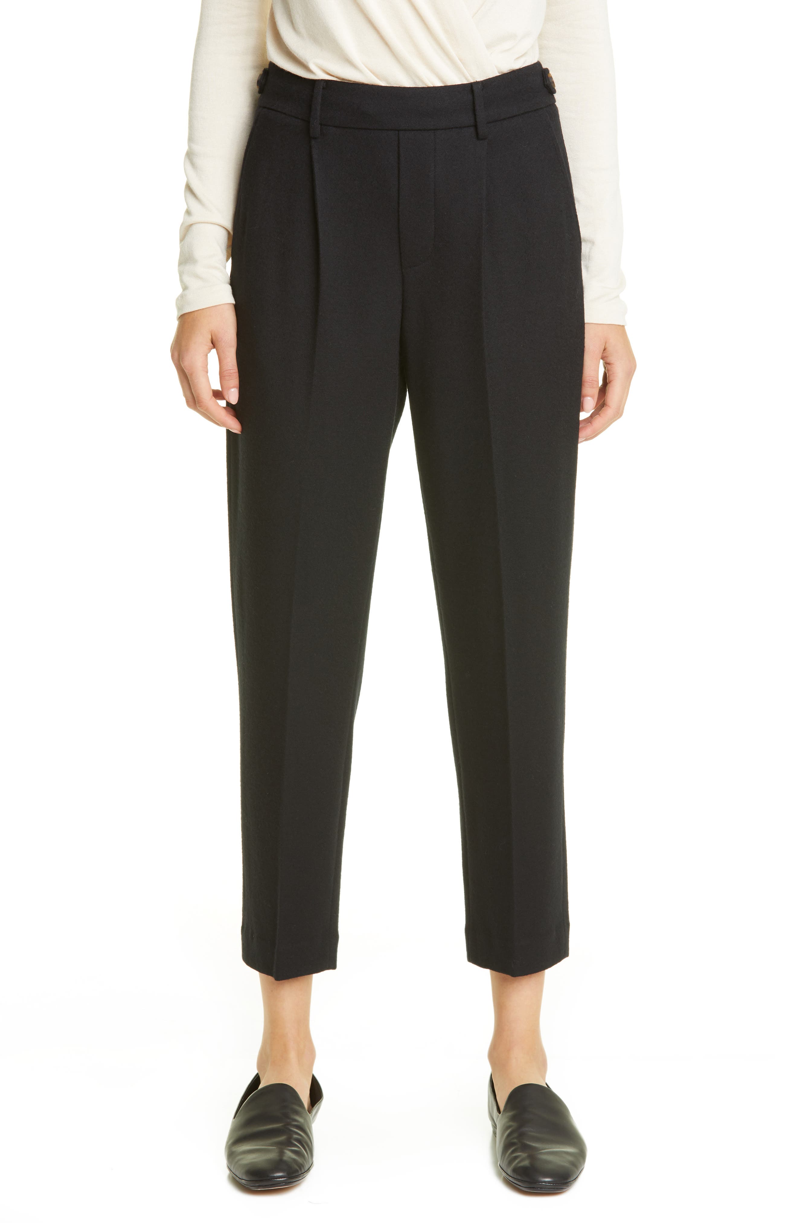 VINCE COZY WOOL BLEND PULL-ON PANTS,190820812997