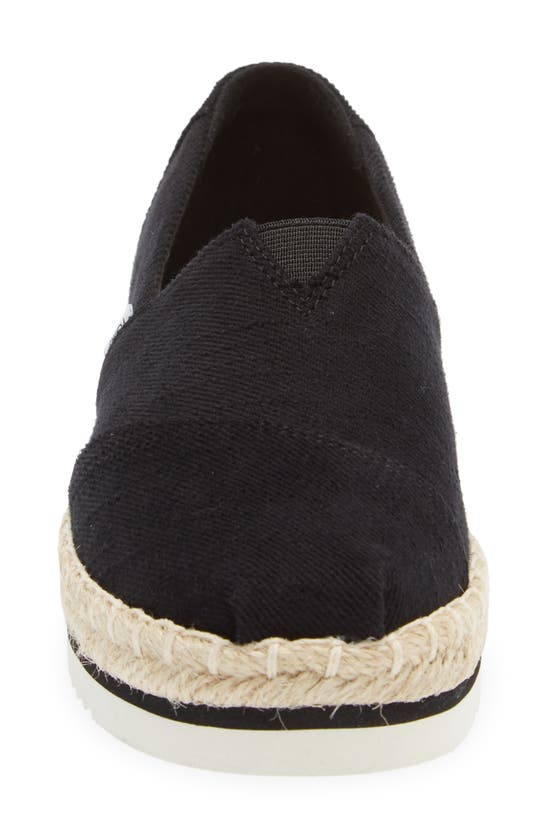 TOMS TOMS ALPARGATA PLATFORM ESPADRILLE 