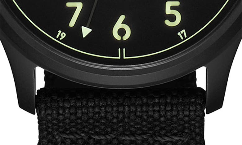 Shop Mvmt Watches Field Ii Nylon Strap Watch, 41mm In Black