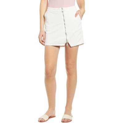 Lira Clothing Javelin Corduroy Miniskirt, Ivory