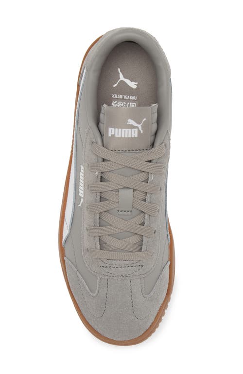 Shop Puma Kids' Club 5v5 Sneaker In Stormy Slate- White