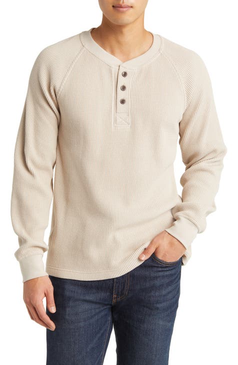 Surf Waffle-Knit Cotton-Blend Henley T-Shirt
