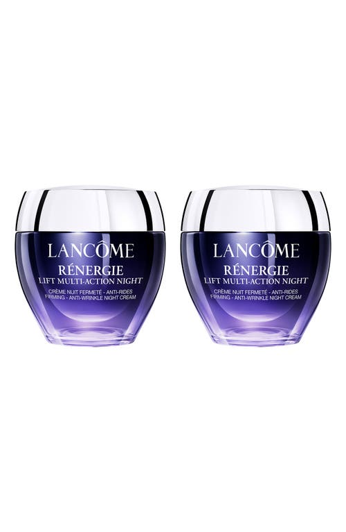 Lancôme Rénergie Lift Multi-action Night Cream Duo Set (limited Edition) $340 Value In No Color