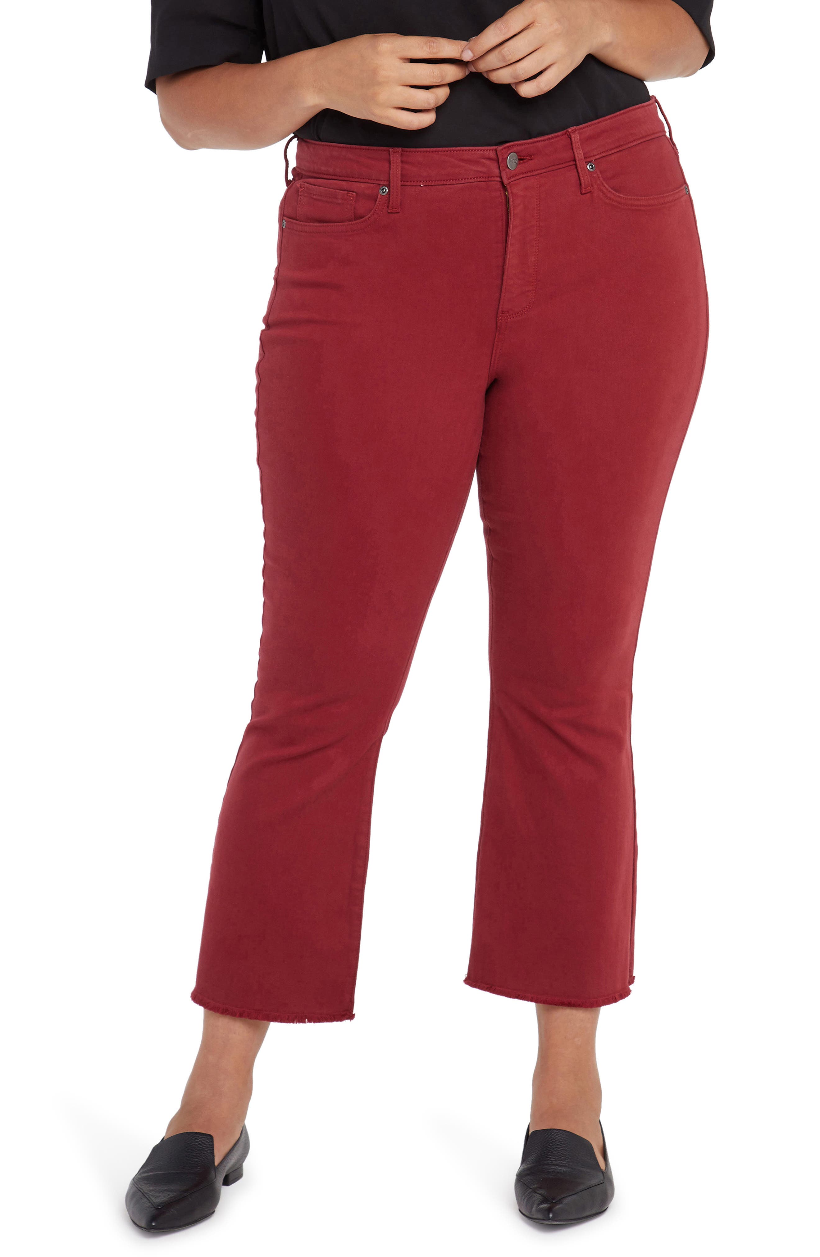 NYDJ Fiona Slim Ankle Flare Jeans 