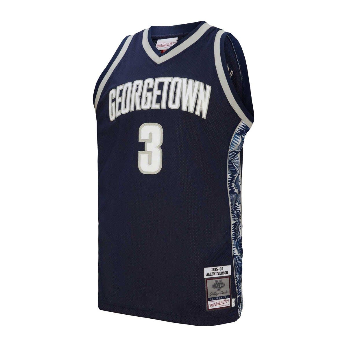 Mitchell & Ness Men's Mitchell & Ness Allen Iverson Navy Georgetown ...