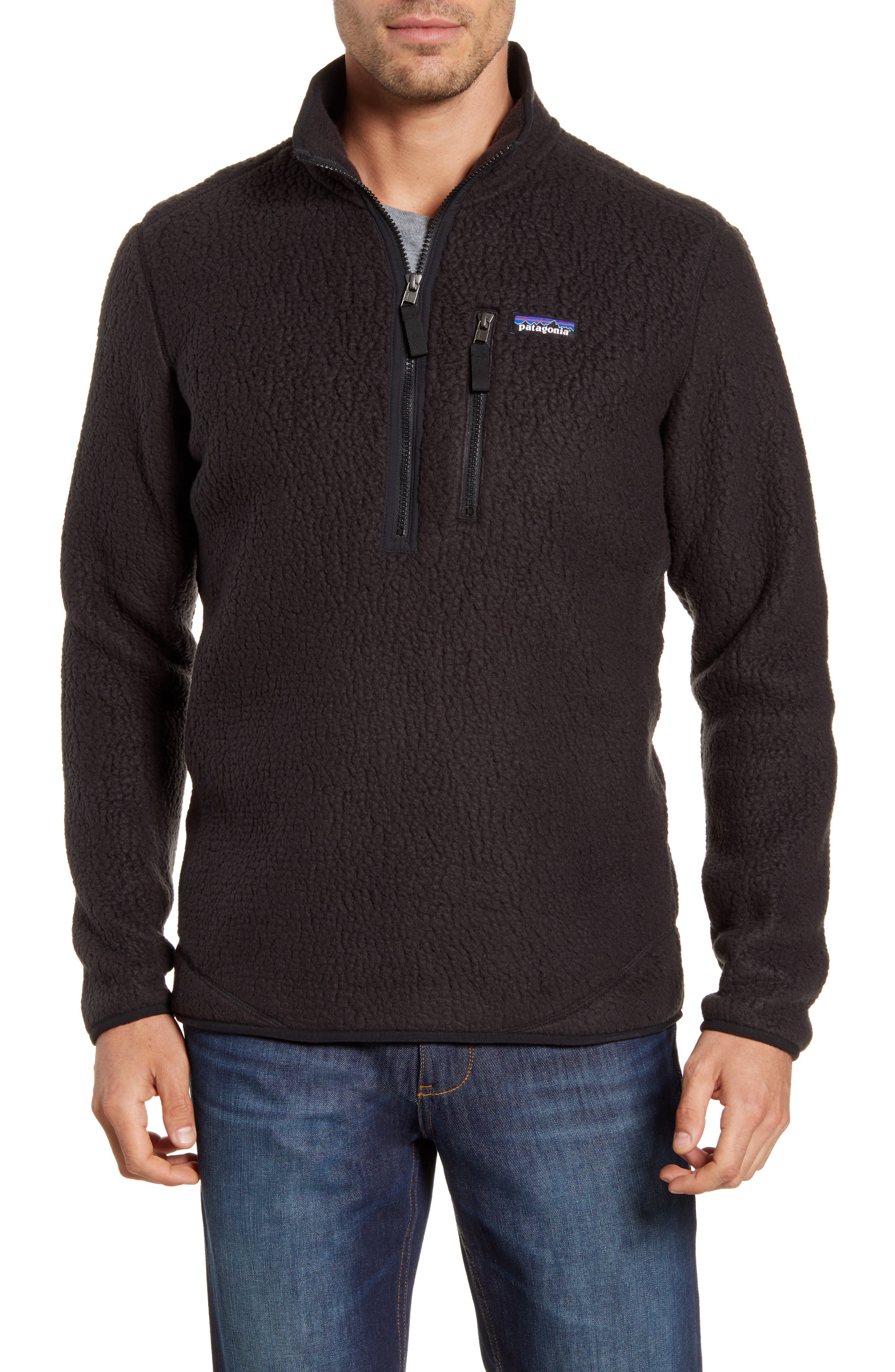 mens patagonia retro pile pullover