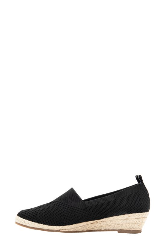 David Tate Bianca Stretch Espadrille Pump In Black