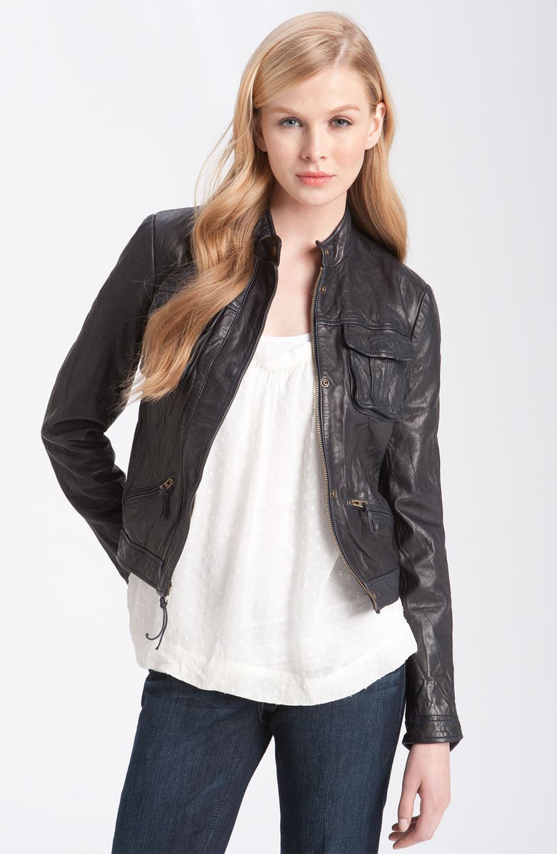 Lucky Brand 'Kira' Leather Jacket | Nordstrom