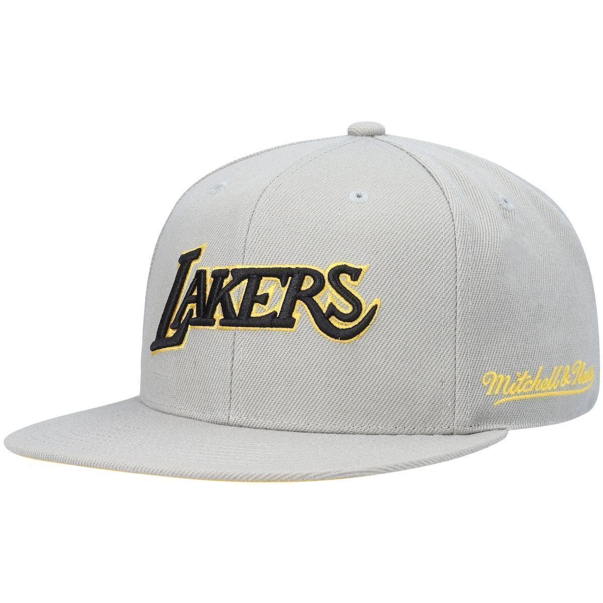 Men's Mitchell & Ness x Lids Olive Los Angeles Lakers Dusty 50th