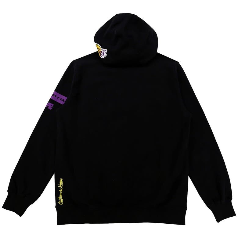 Shop Two Hype Unisex Nba X   Black Los Angeles Lakers Culture & Hoops Heavyweight Pullover Hoodie