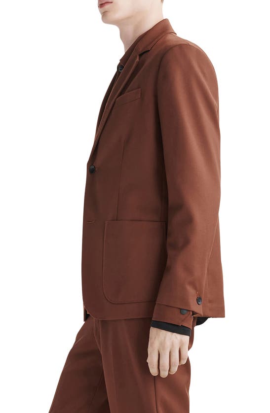Rag & Bone Shift Wool Blend Twill Sport Coat In Soil