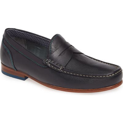 Ted Baker London Xaponl Penny Loafer, Blue