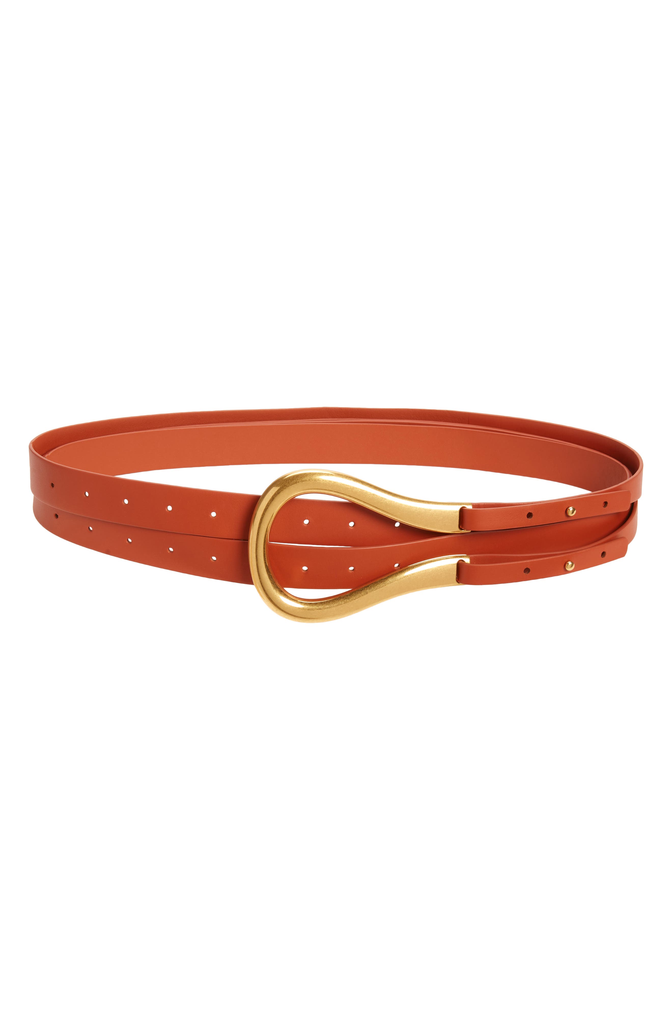 Orange Single discount 92% WOMEN FASHION Accessories Belt Orange NoName Textured orange belt 