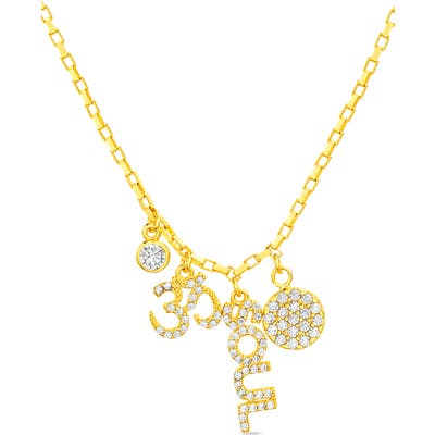 Lesa Michele Soul Cubic Zirconia Pendant Necklace