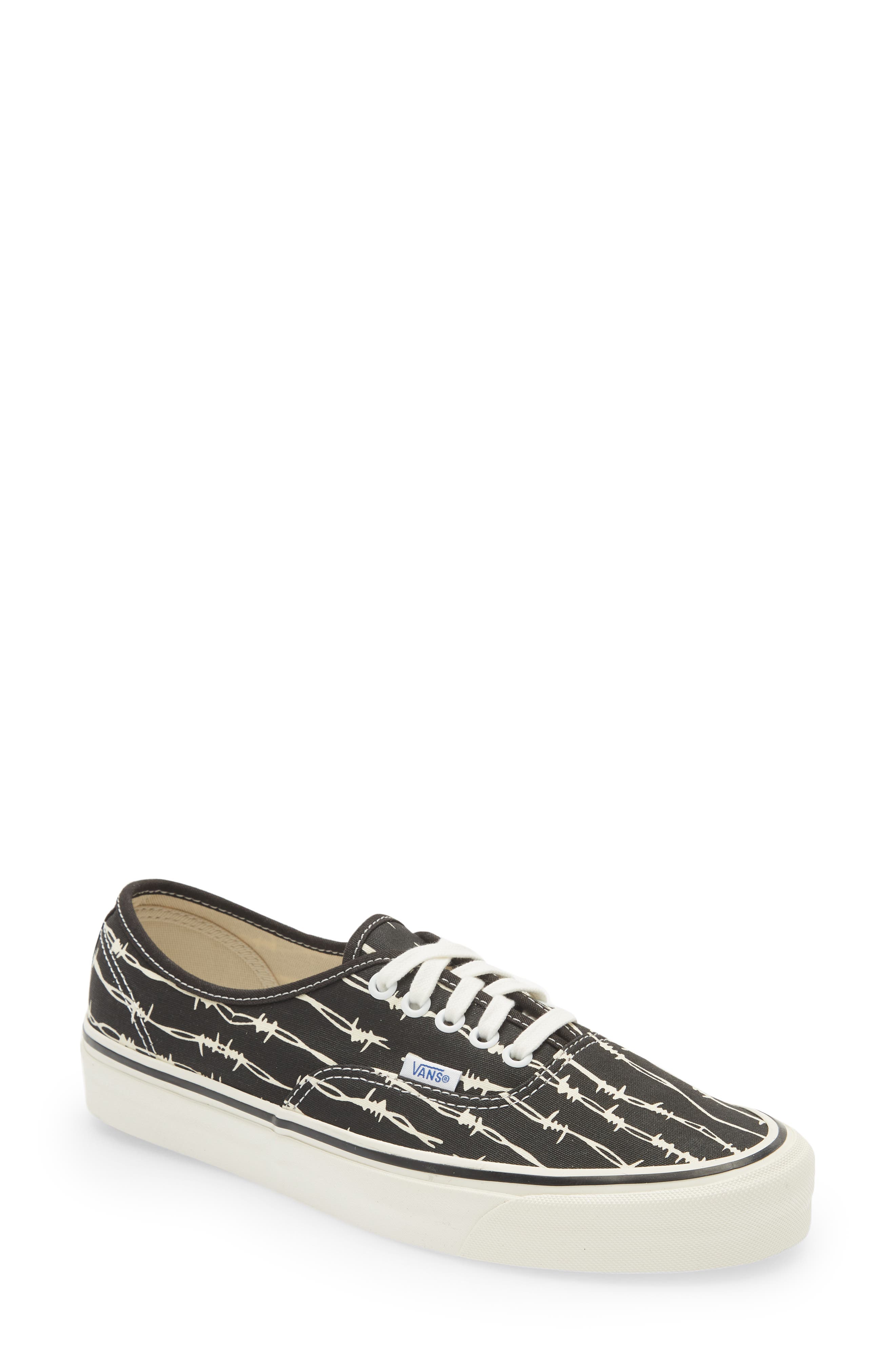 vans authentic 44 dx anaheim factory black white