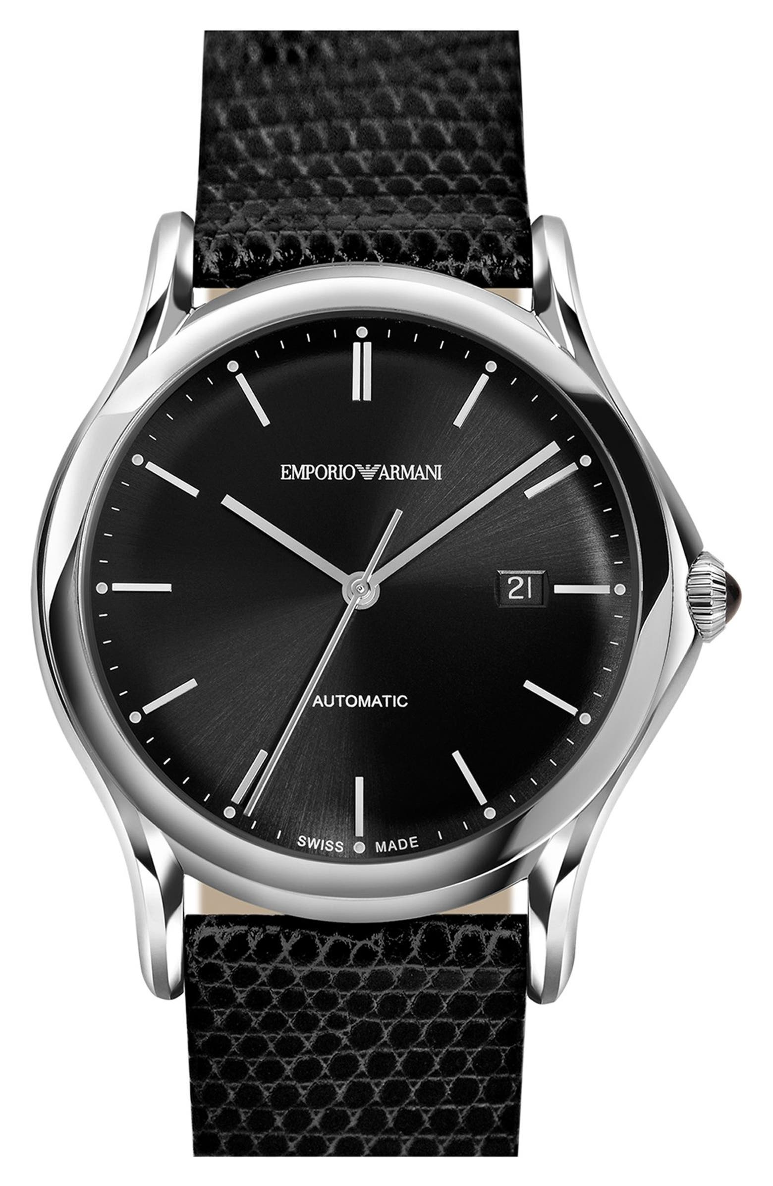 Armani swiss automatic watch Clearance