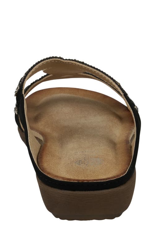 Good Choice New York Alora Embellished Slide Sandal In Black
