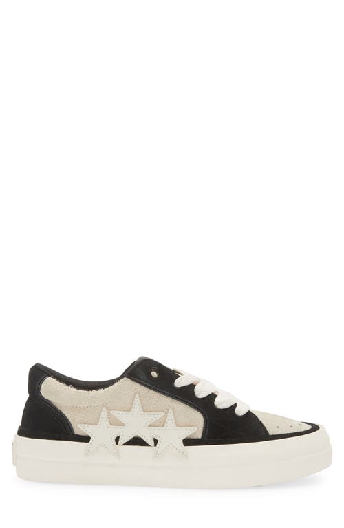 Amiri Sunset Skate Low Sneakers In Birch And Black In Birch Black
