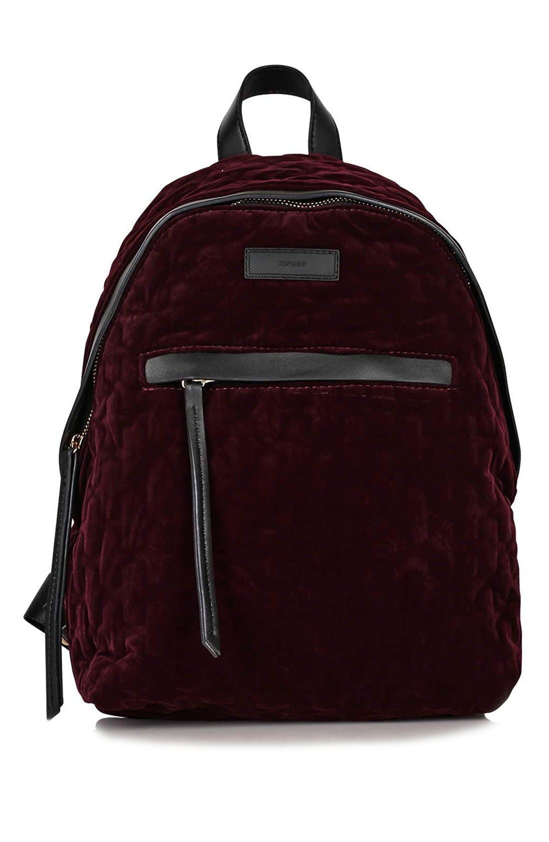 'Bristol' Velvet Backpack Nordstrom